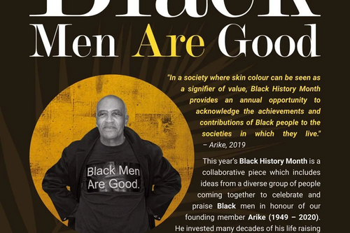 Black Men Are Good: Black History Month Folkestone 2020 programme cover