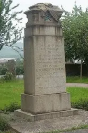 Machine Gun Corps Memorial, Cheriton Road Cemetery, Folkestone