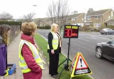 Lynne Beaumont and Bev Rolfe on a Speed Watch session