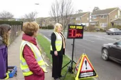 Lynne Beaumont and Bev Rolfe on a Speed Watch session