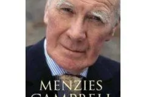 Menzies Campbell "My Autobiography" front cover