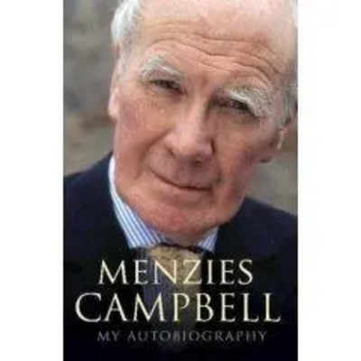 Menzies Campbell "My Autobiography" front cover