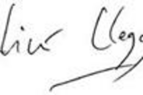 Nick Clegg signature