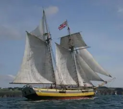 'HMS' Pickle - a replica of the original HMS Pickle