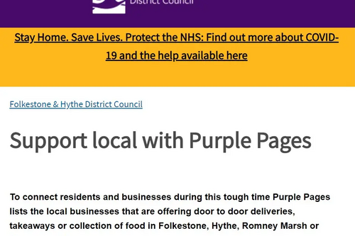 Purple Pages screenshot