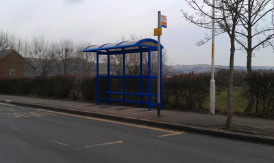 Weymouth Road bus shelter