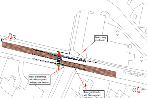 Shorncliffe Road Crossing plan