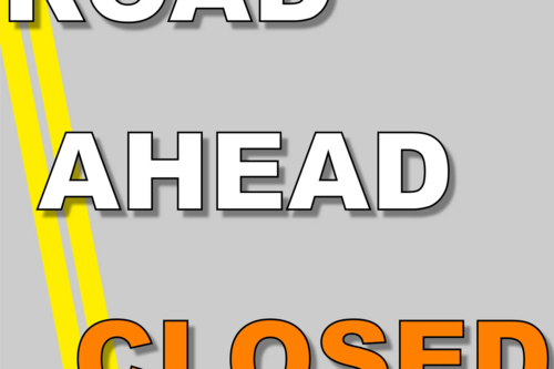 Road Ahead Closed graphic