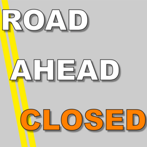 Road Ahead Closed graphic