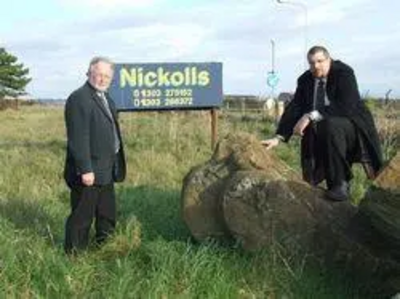 Neil Matthews and Darren Briddock at Nickolls Quarry