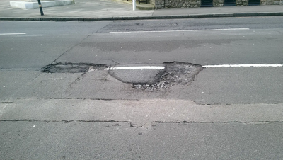 Sandgate High Street potholes