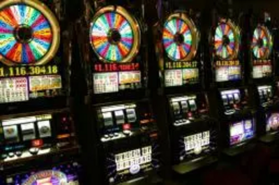 Fruit machines in an amusement arcade