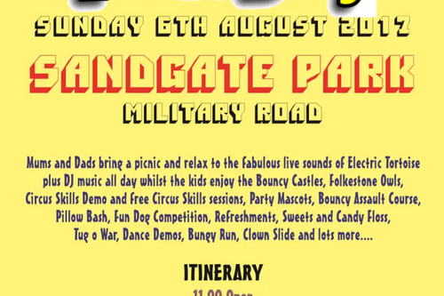 Sandgate Fun Day 2017 poster