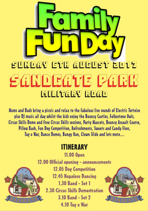 Sandgate Fun Day 2017 poster