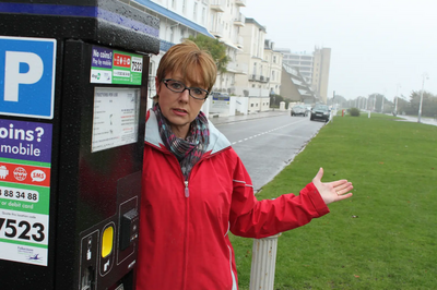 Lynne Beaumont on The Leas, Folkestone