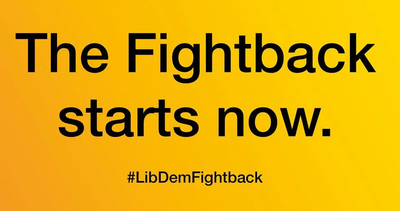 "The Fightback starts now" graphic