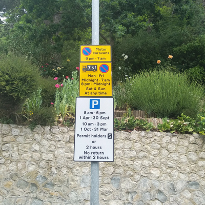 Parking Zone Signs