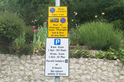 Parking Zone Signs