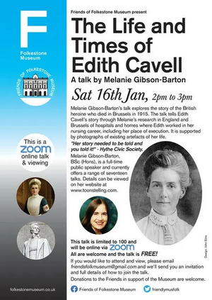 Edith Cavell event poster