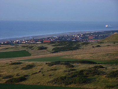 View of Sangatte Blériot Plage from Cap Blanc-Nez